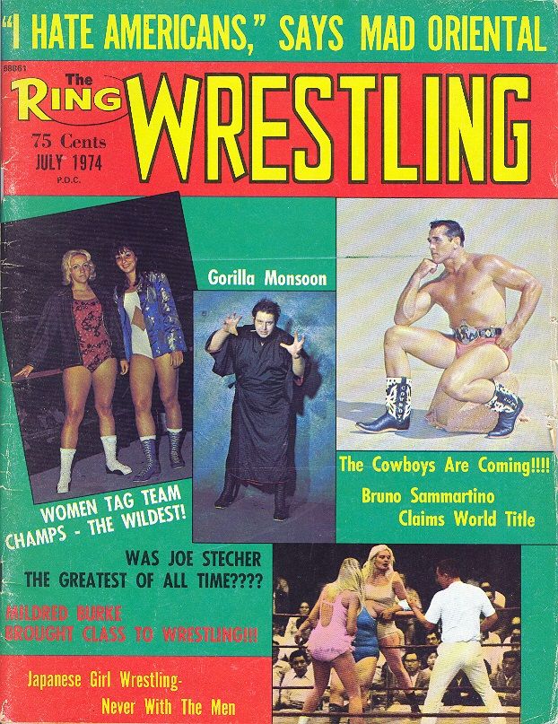 The Ring Wrestling July 1974 Magazine PWcatalog