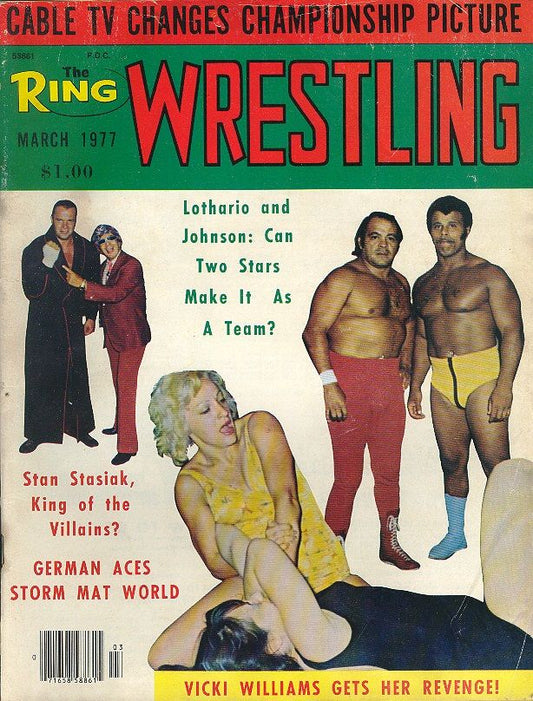 The Ring Wrestling March 1977 Magazine PWcatalog