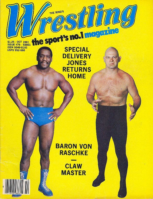 The Ring Wrestling October 1981 Magazine PWcatalog