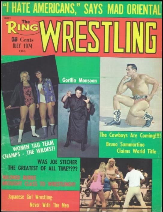 The Ring Wrestling July 1974 Magazine PWcatalog