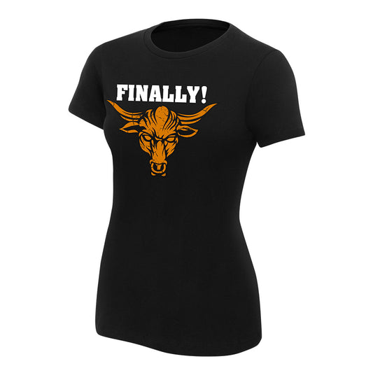 The Rock Finally! WrestleMania 32 Women's T-Shirt Pwcatalog