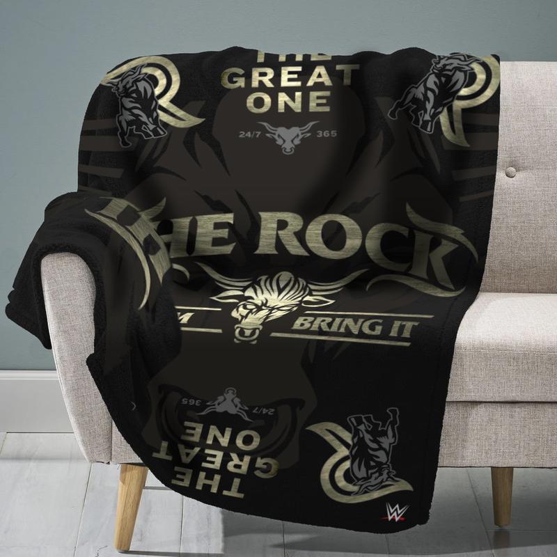 The Rock Sleep Squad Fleece Throw Blanket Pwcatalog