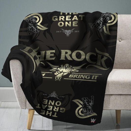 The Rock Sleep Squad Fleece Throw Blanket