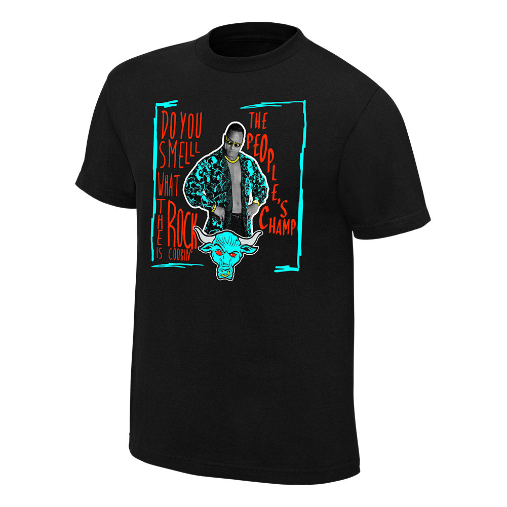 The Rock The People's Champ Neon Collection Graphic T-Shirt Pwcatalog