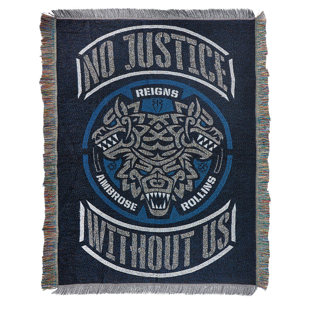The Shield No Justice Without Us Throw Blanket