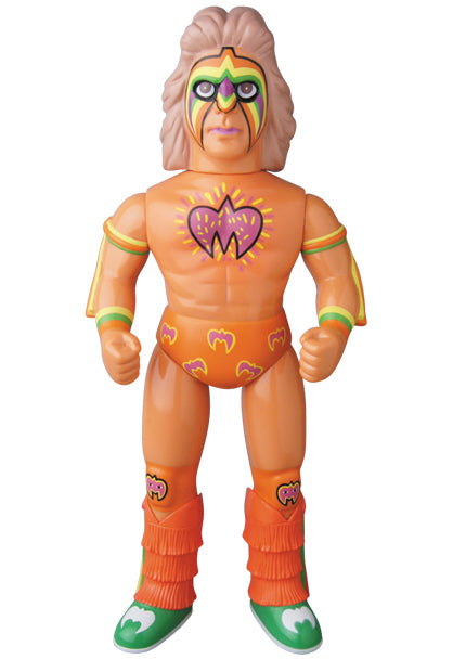 WWE Medicom Toy Sofubi Fighting Series Ultimate Warrior [With Orange Trunks] Action & Toy Figures PWcatalog