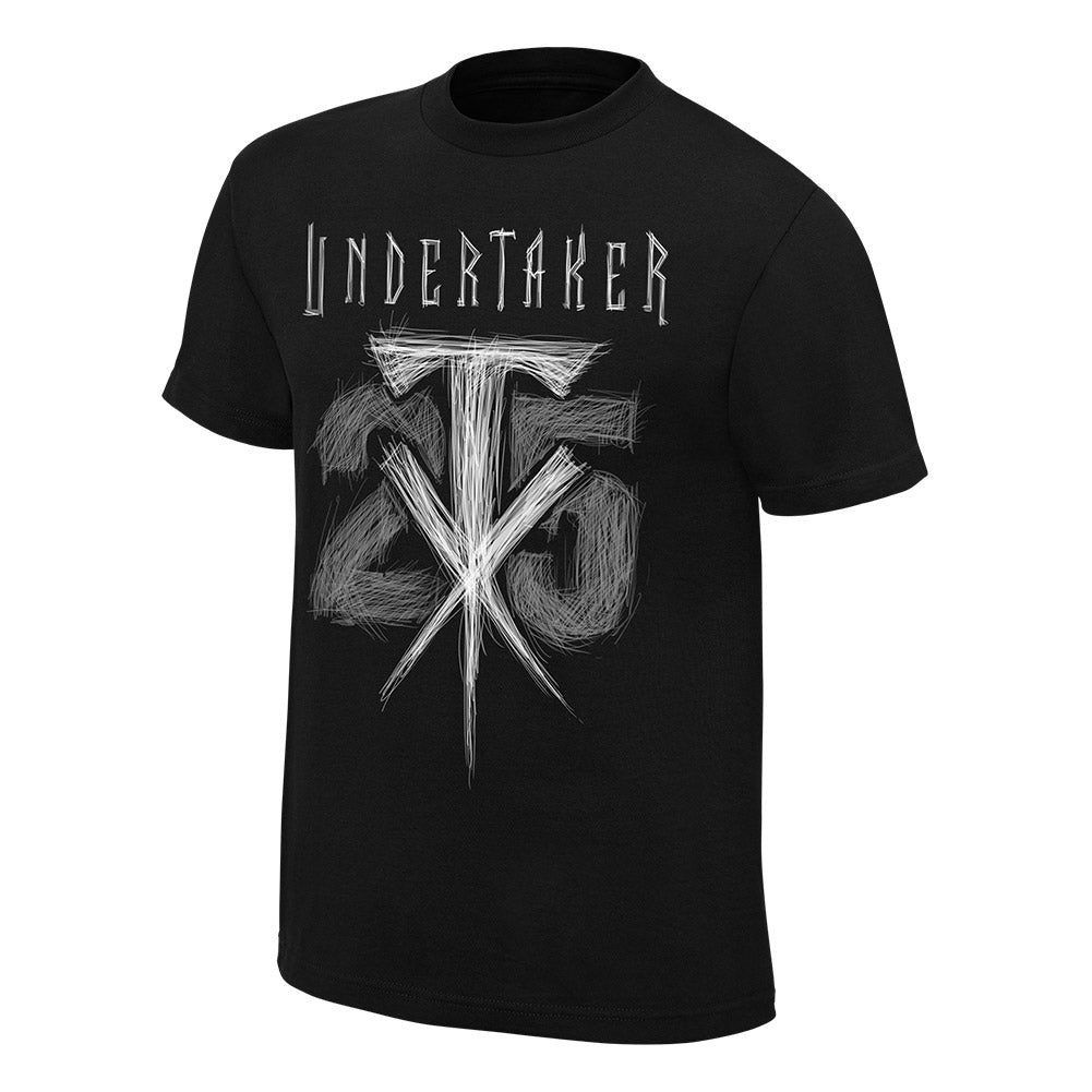 The Undertaker 25 Years of the Deadman T-Shirt Pwcatalog