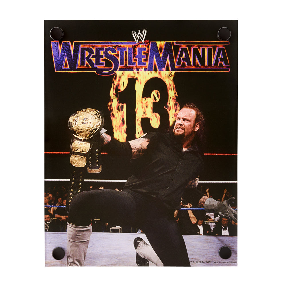 The Undertaker WrestleMania 13 Acrylic Wall Art Pwcatalog