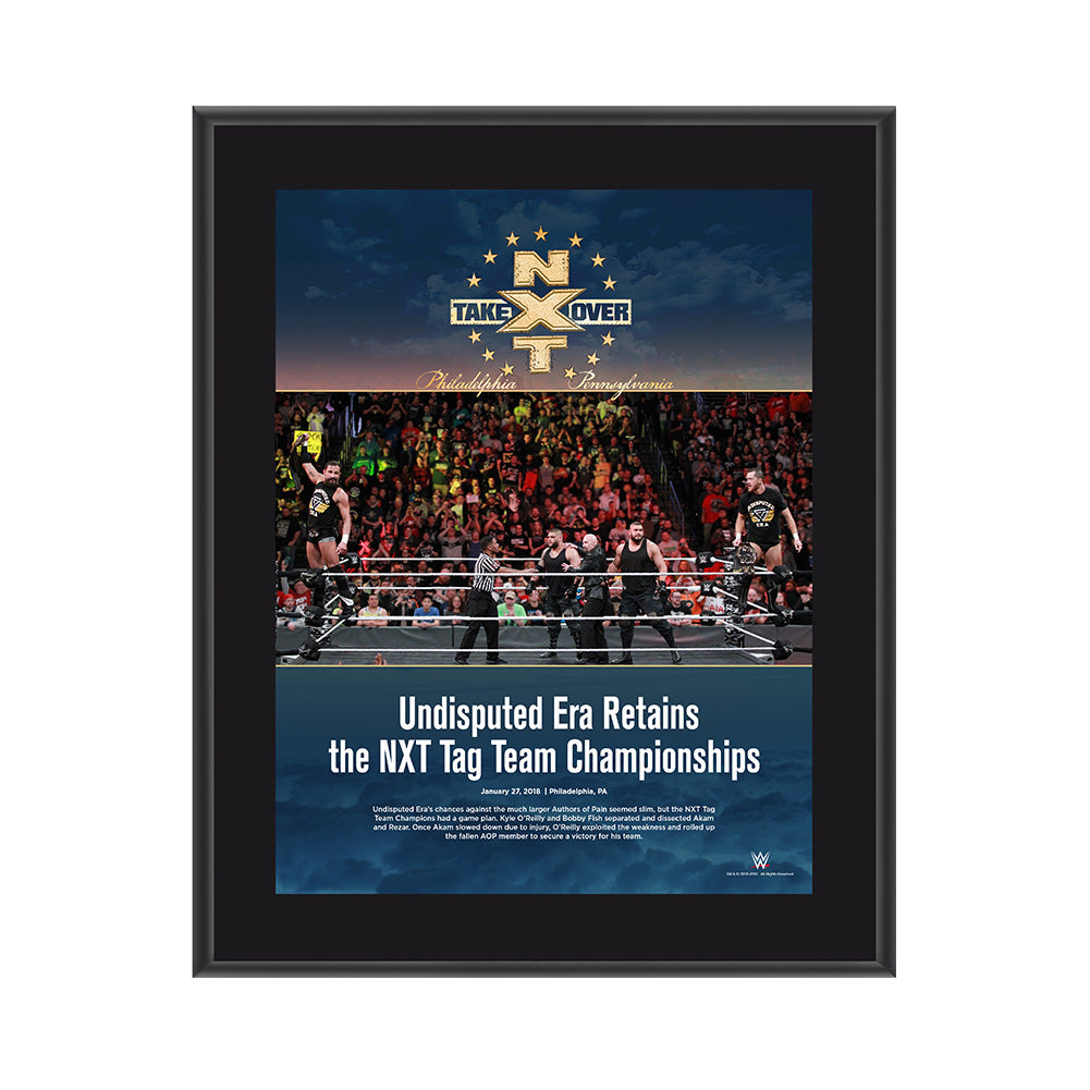 The Undisputed Era NXT TakeOver Philadelphia 2018 10 x 13 Commemorative Photo Plaque Pwcatalog