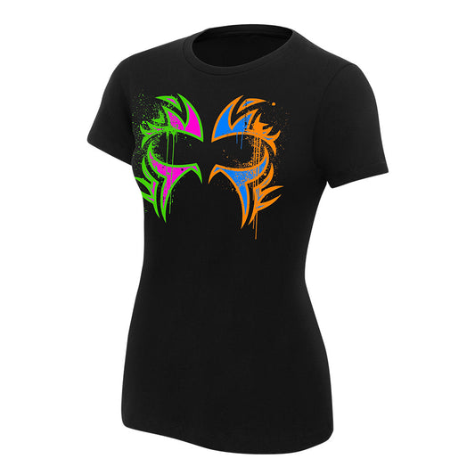 The Usos Play Hard in the Paint Women's Authentic T-Shirt
