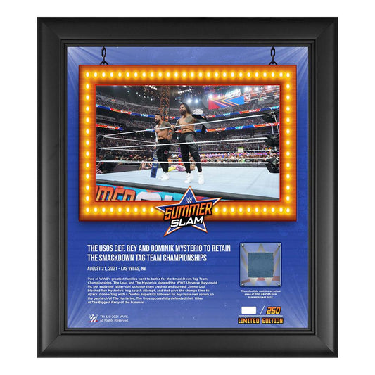The Usos SummerSlam 2021 15x17 Commemorative Plaque Pwcatalog