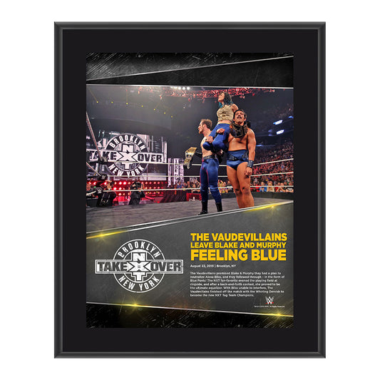 The VaudeVillains NXT TakeOver Brooklyn 10.5 x 13 Photo Collage Plaque Pwcatalog