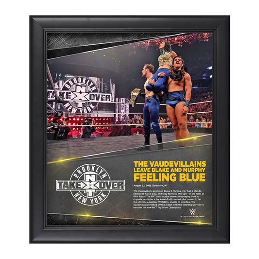 The VaudeVillains NXT TakeOver Brooklyn 15 x 17 Photo Collage Plaque Pwcatalog