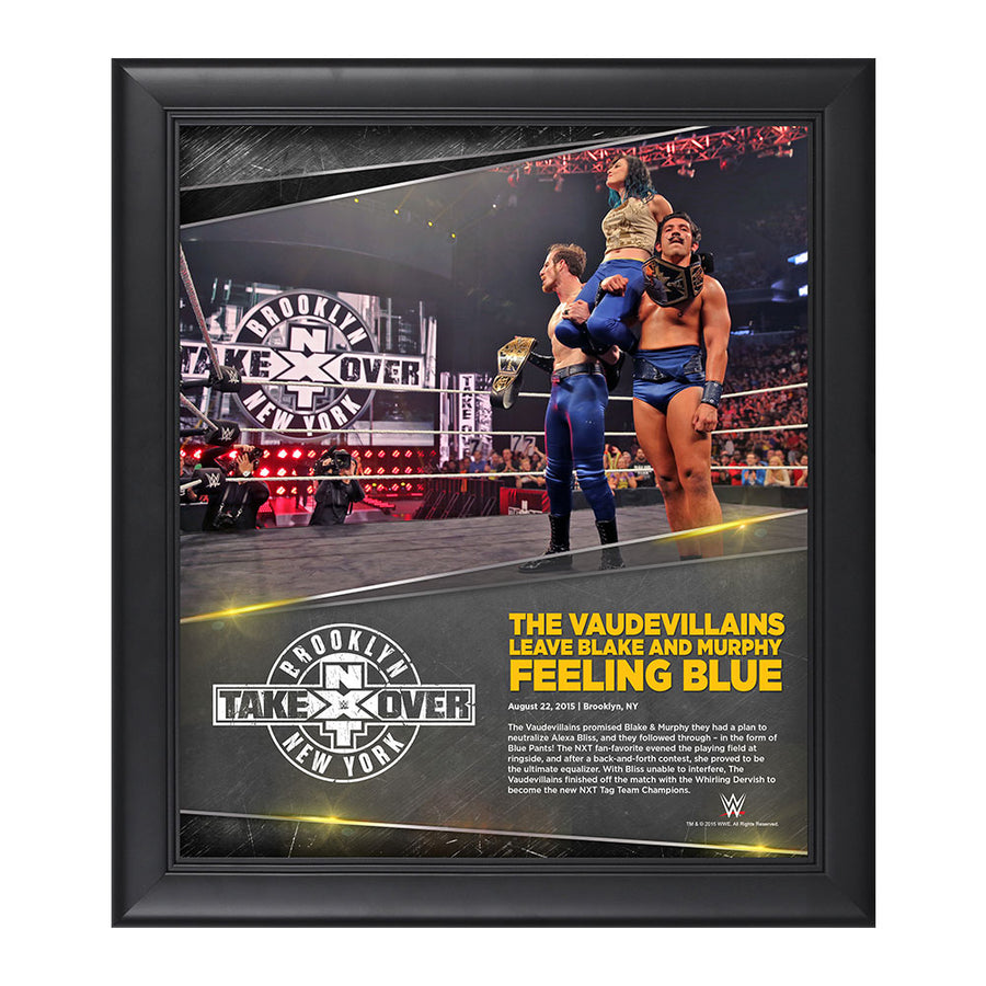The VaudeVillains NXT TakeOver Brooklyn 15 x 17 Photo Collage Plaque