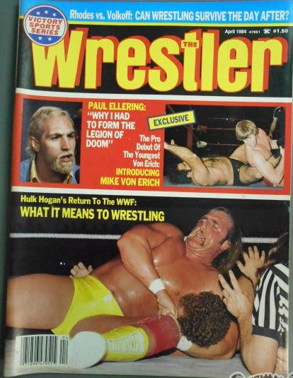 The Wrestler April 1984 Magazine PWcatalog
