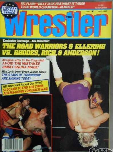 The Wrestler April 1985 Magazine PWcatalog