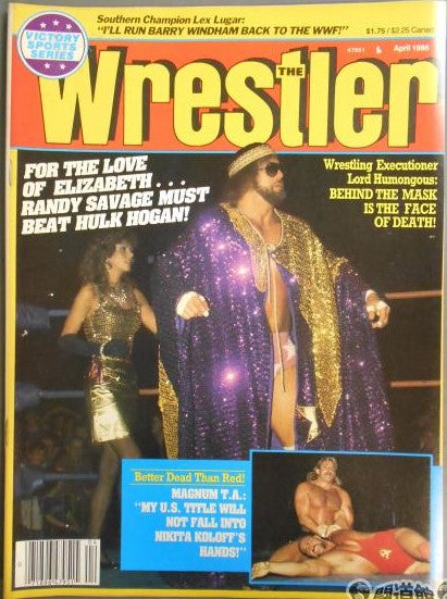 The Wrestler April 1986 Magazine PWcatalog