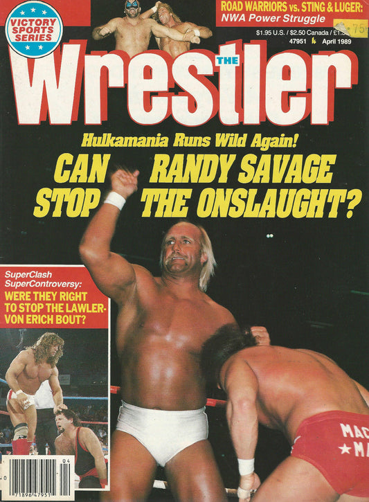 The Wrestler April 1989 Magazine PWcatalog