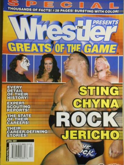 The Wrestler April 2001 Magazine PWcatalog