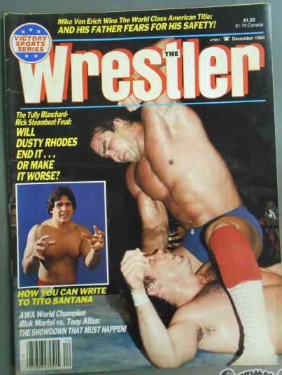 The Wrestler December 1984 Magazine PWcatalog