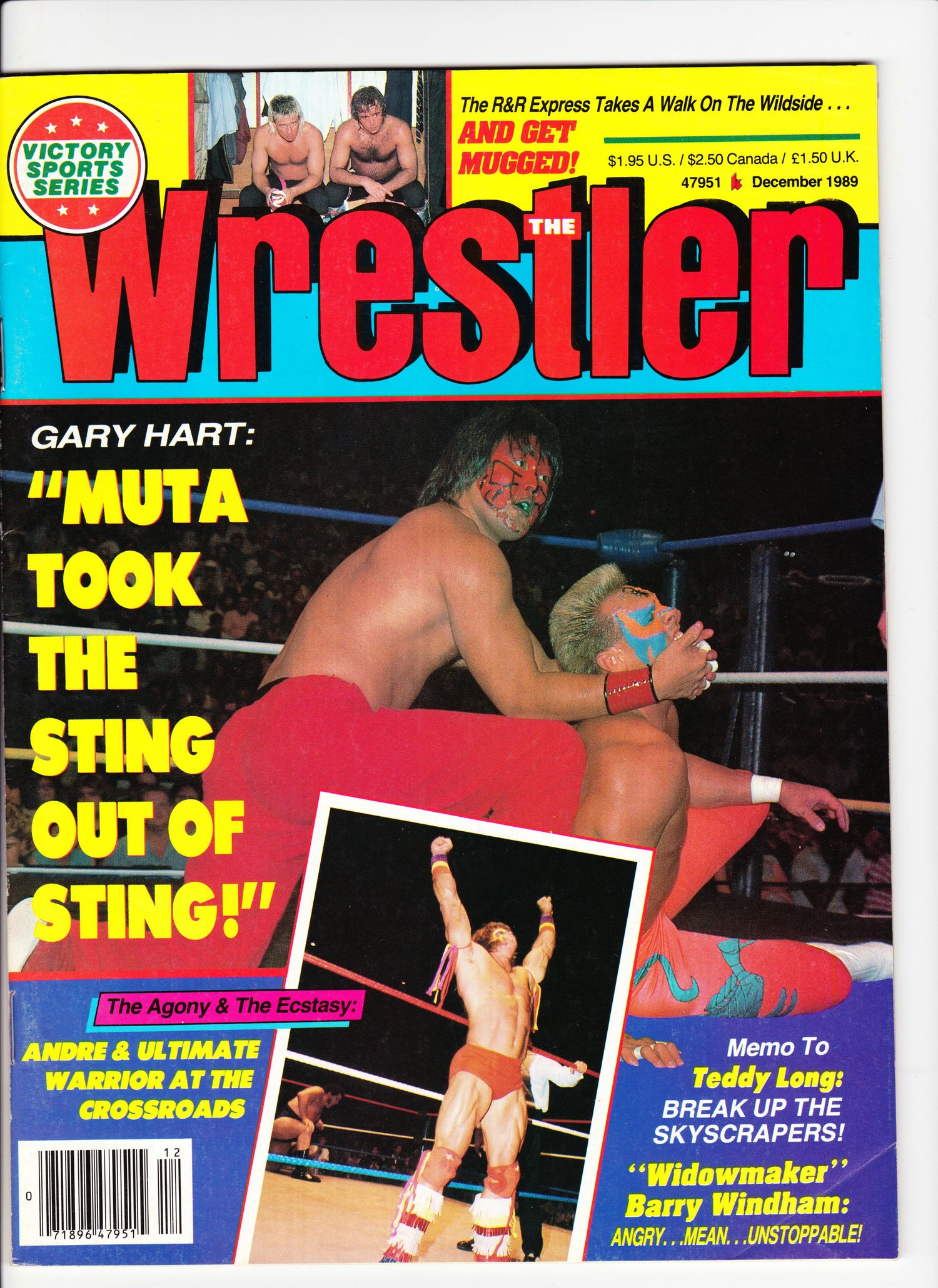 The Wrestler December 1989 Magazine PWcatalog