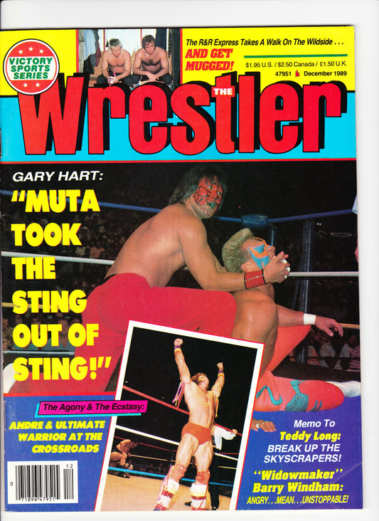 The Wrestler December 1989 Magazine PWcatalog