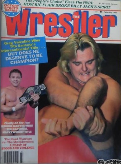 The Wrestler February 1985 Magazine PWcatalog