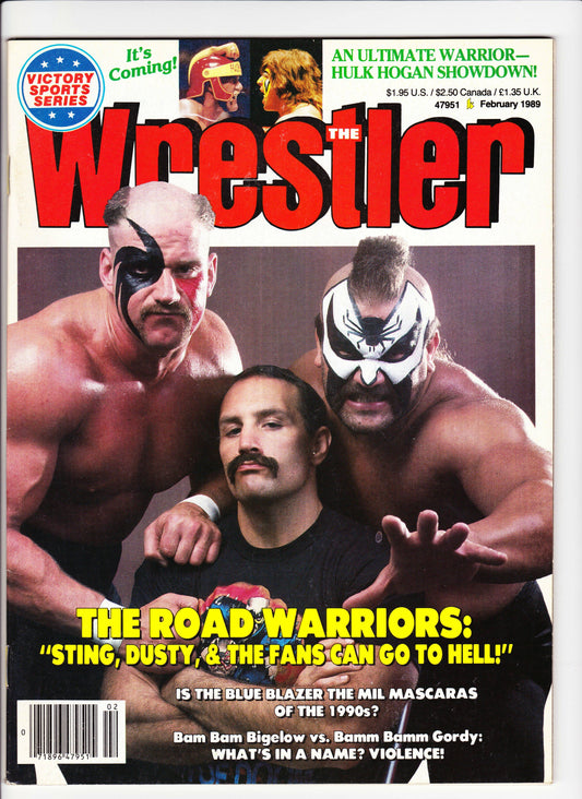 The Wrestler February 1989 Magazine PWcatalog