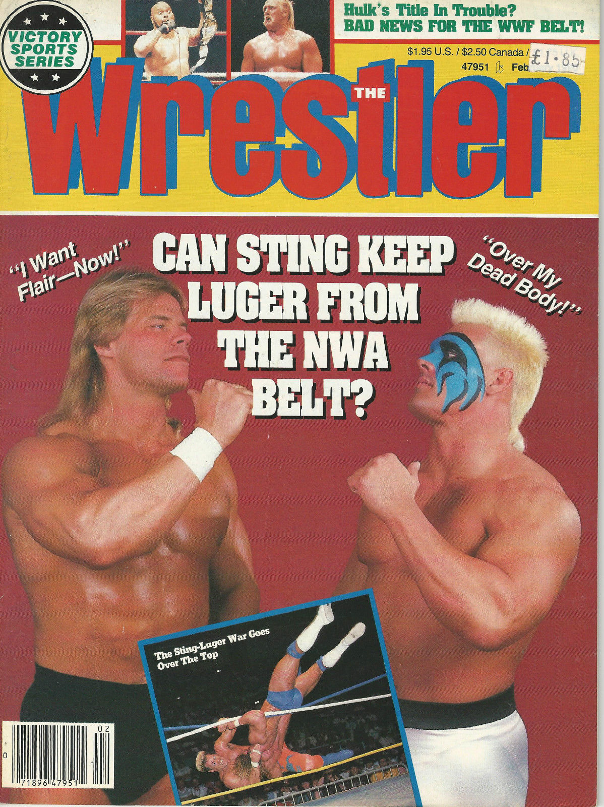 The Wrestler February 1990 Magazine PWcatalog