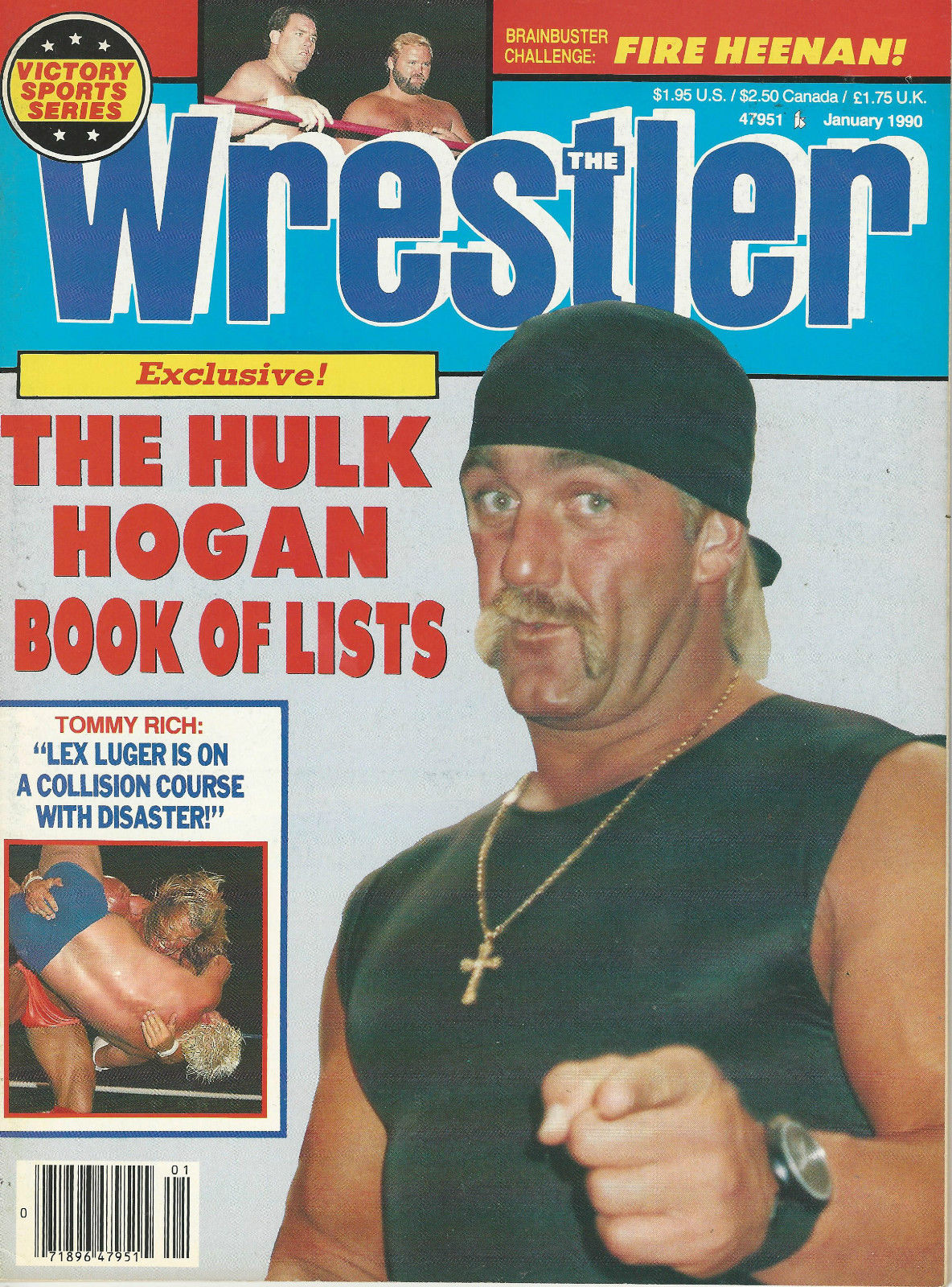 The Wrestler January 1990 Magazine PWcatalog