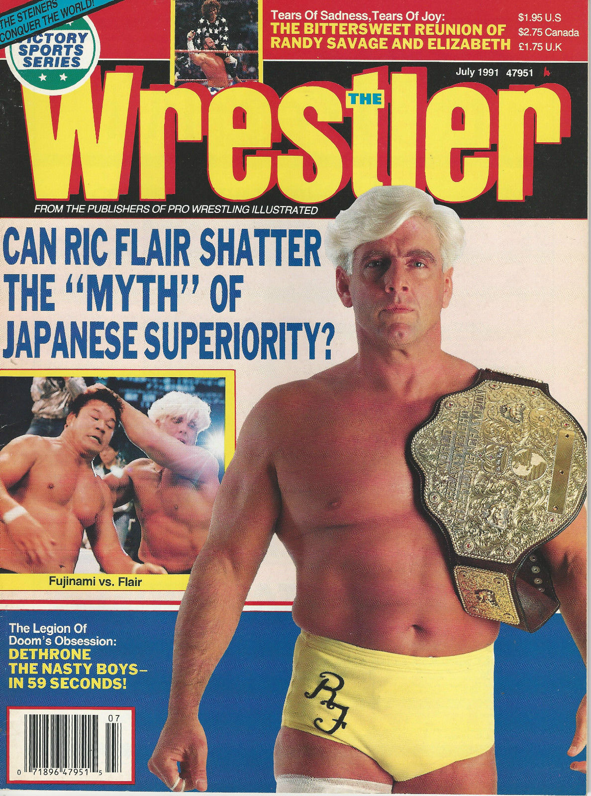 The Wrestler July 1991 Magazine PWcatalog