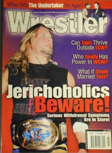 The Wrestler July 2001 Magazine PWcatalog
