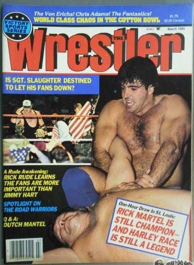 The Wrestler March 1985 Magazine PWcatalog