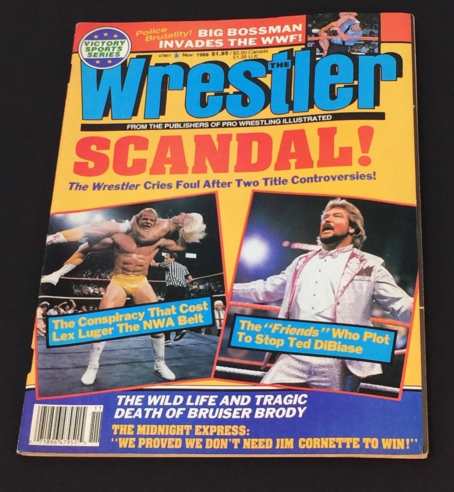 The Wrestler November 1988 Magazine PWcatalog