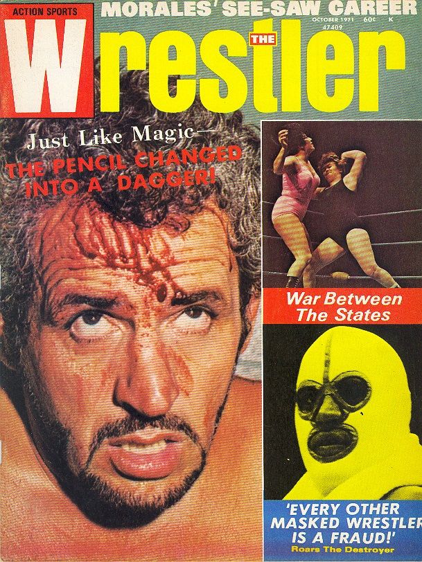 The Wrestler October 1971 Magazine PWcatalog