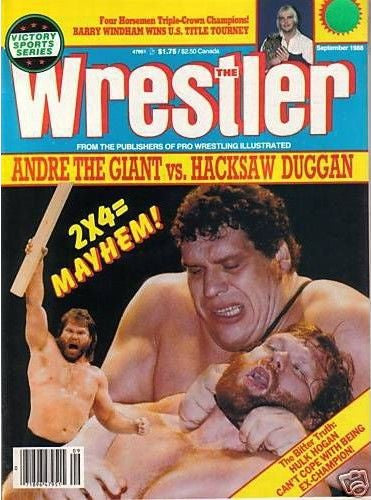 The Wrestler September 1988 Magazine PWcatalog