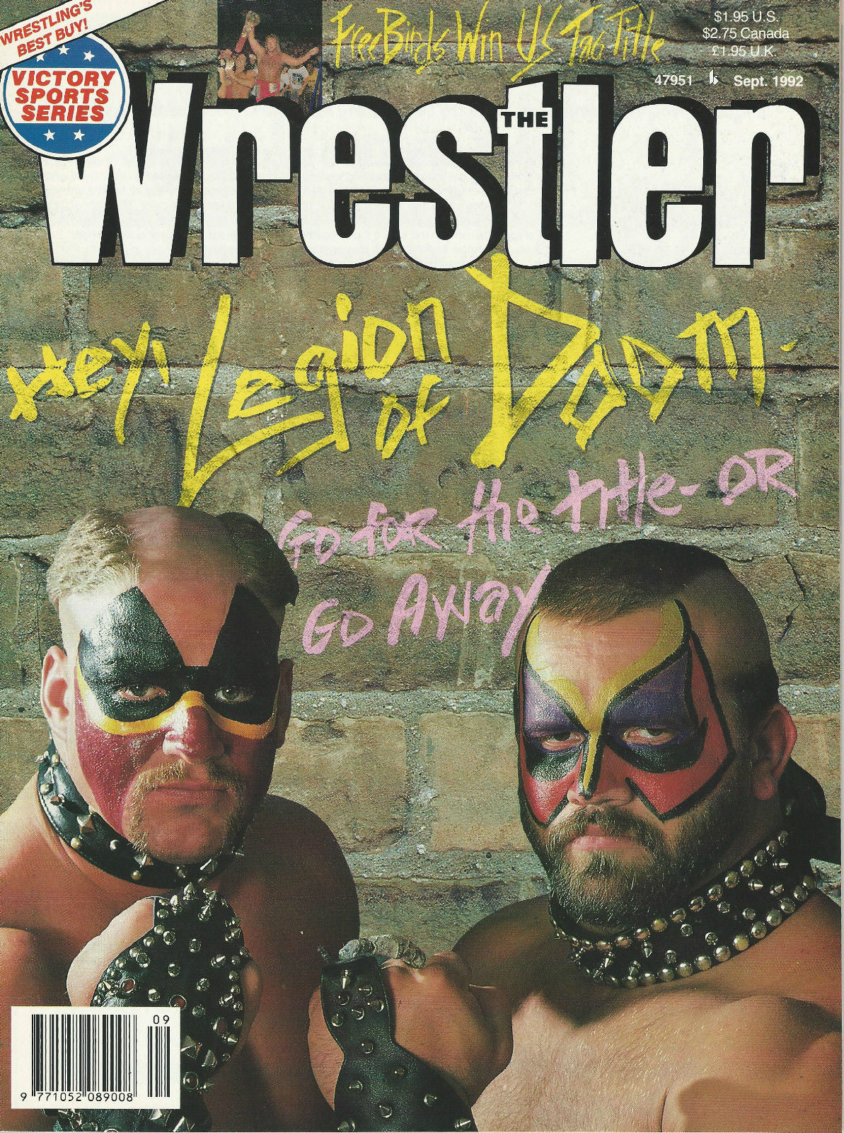 The Wrestler September 1992 Magazine PWcatalog