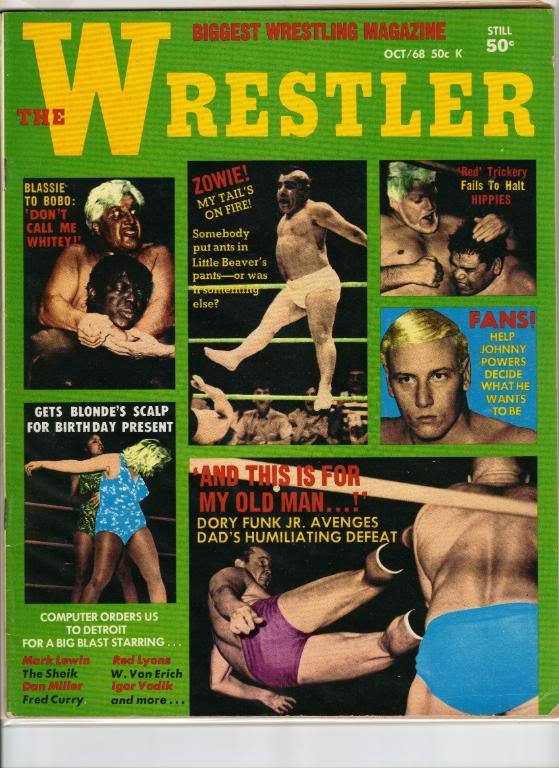 The Wrestler October 1968 Magazine PWcatalog