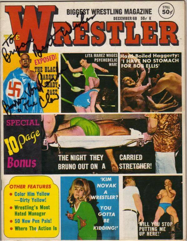 The Wrestler December 1968 Magazine PWcatalog