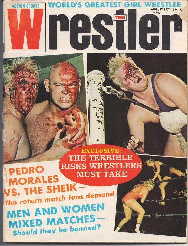 The Wrestler August 1971 Magazine PWcatalog