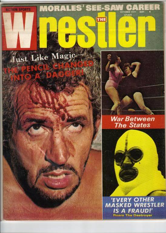 The Wrestler October 1971 Magazine PWcatalog