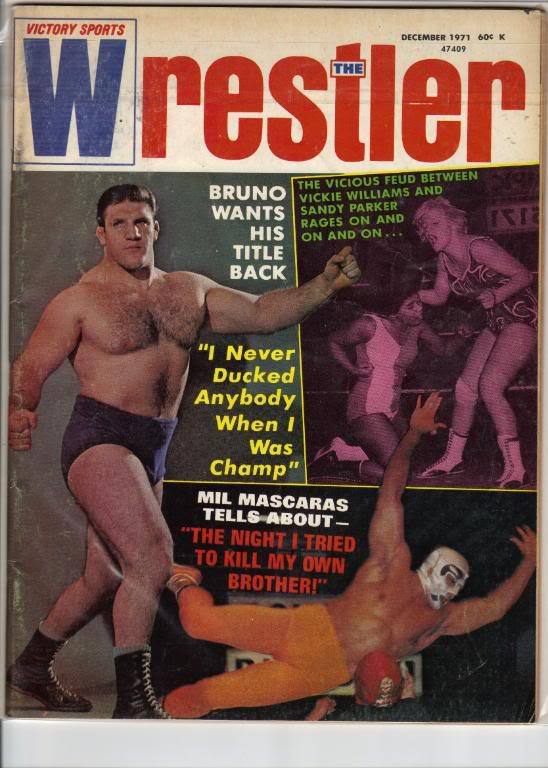 The Wrestler December 1971 Magazine PWcatalog