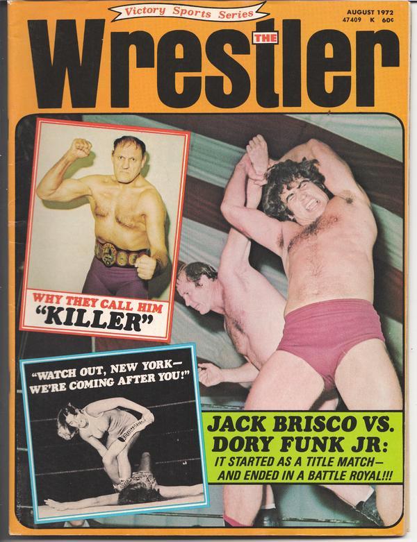 The Wrestler August 1972 Magazine PWcatalog