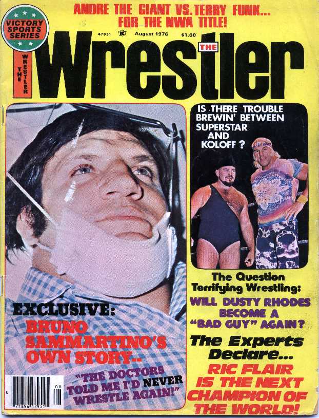The Wrestler August 1976 Magazine PWcatalog
