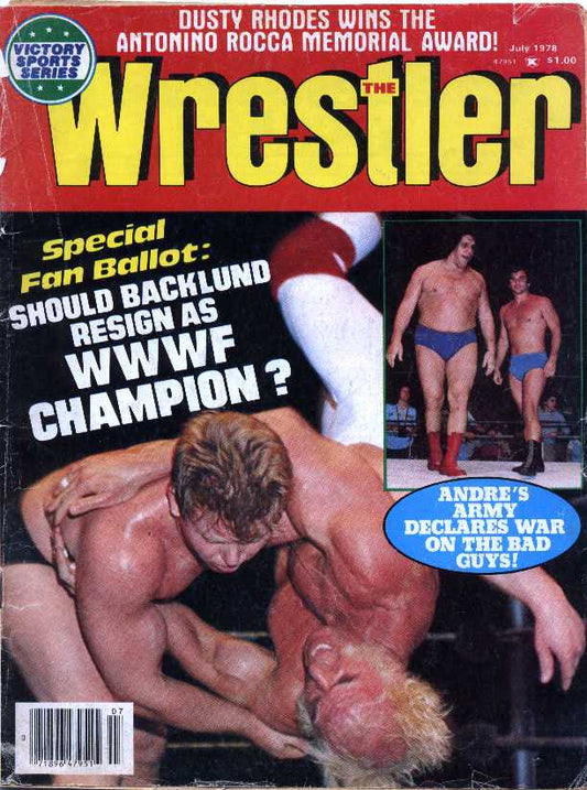 The Wrestler July 1978 Magazine PWcatalog