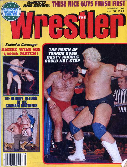 The Wrestler September 1978 Magazine PWcatalog