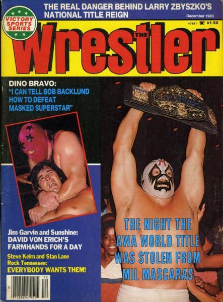 The Wrestler December 1983 Magazine PWcatalog