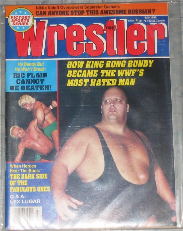 The Wrestler July 1986 Magazine PWcatalog