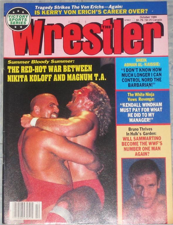 The Wrestler October 1986 Magazine PWcatalog