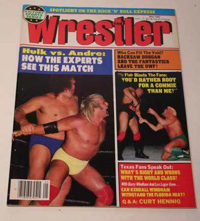 The Wrestler May 1987 Magazine PWcatalog